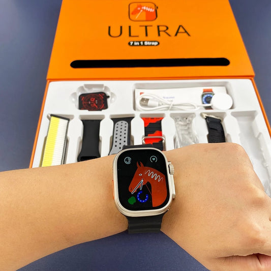Ultra 7 in 1 straps smart watch